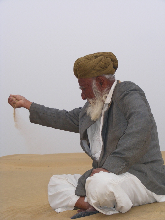 Foot Prints in the Desert