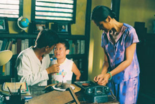 우물 바닥에 비친 달빛